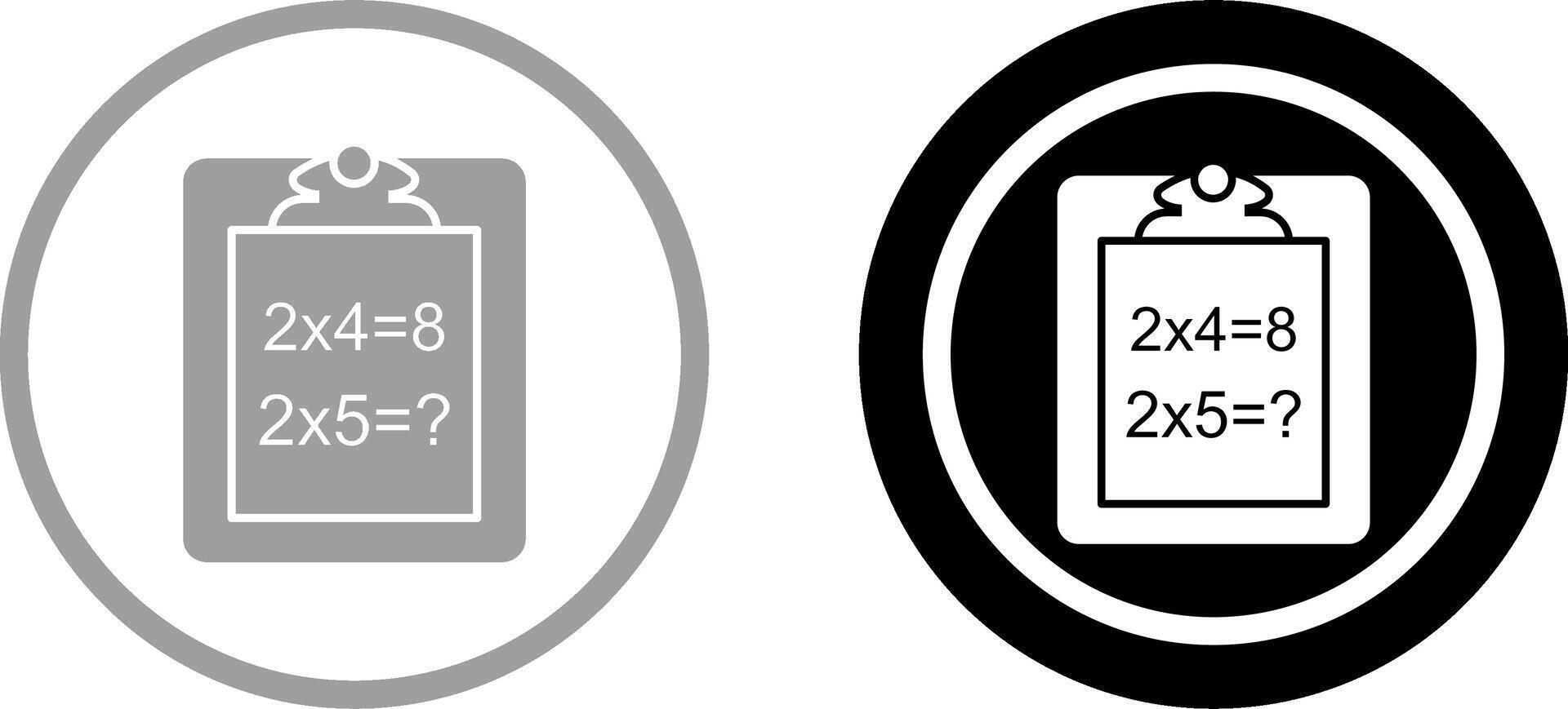 Unique Solving Question Icon Design vector