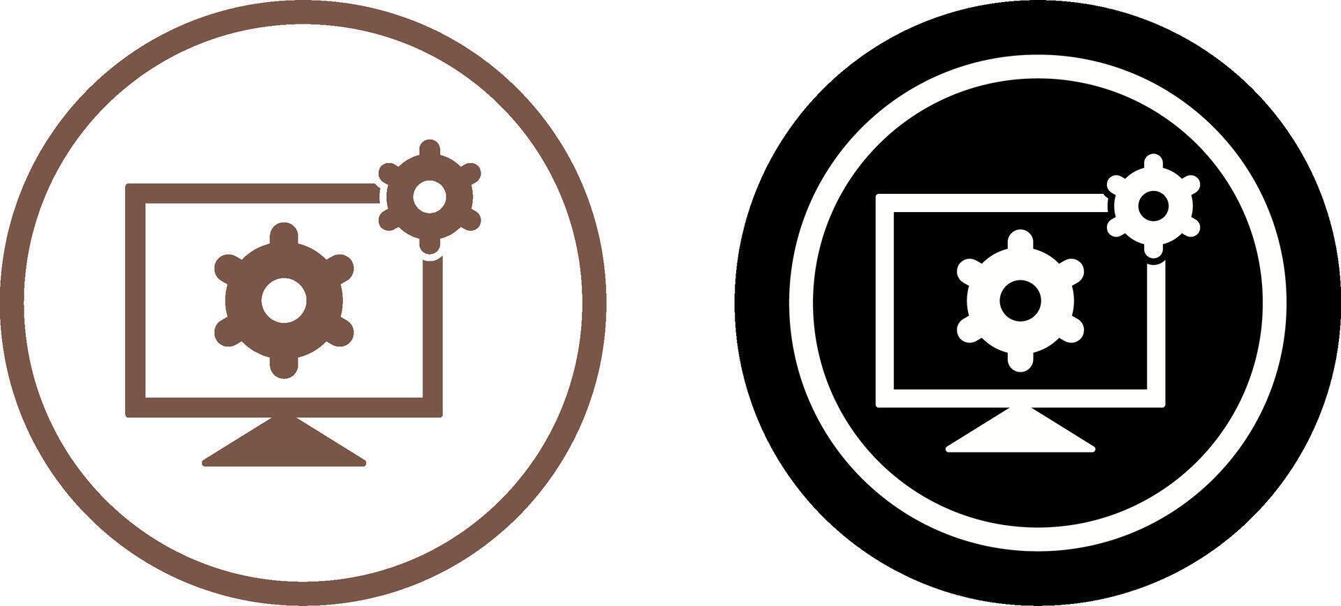 Development Tools Icon Design vector