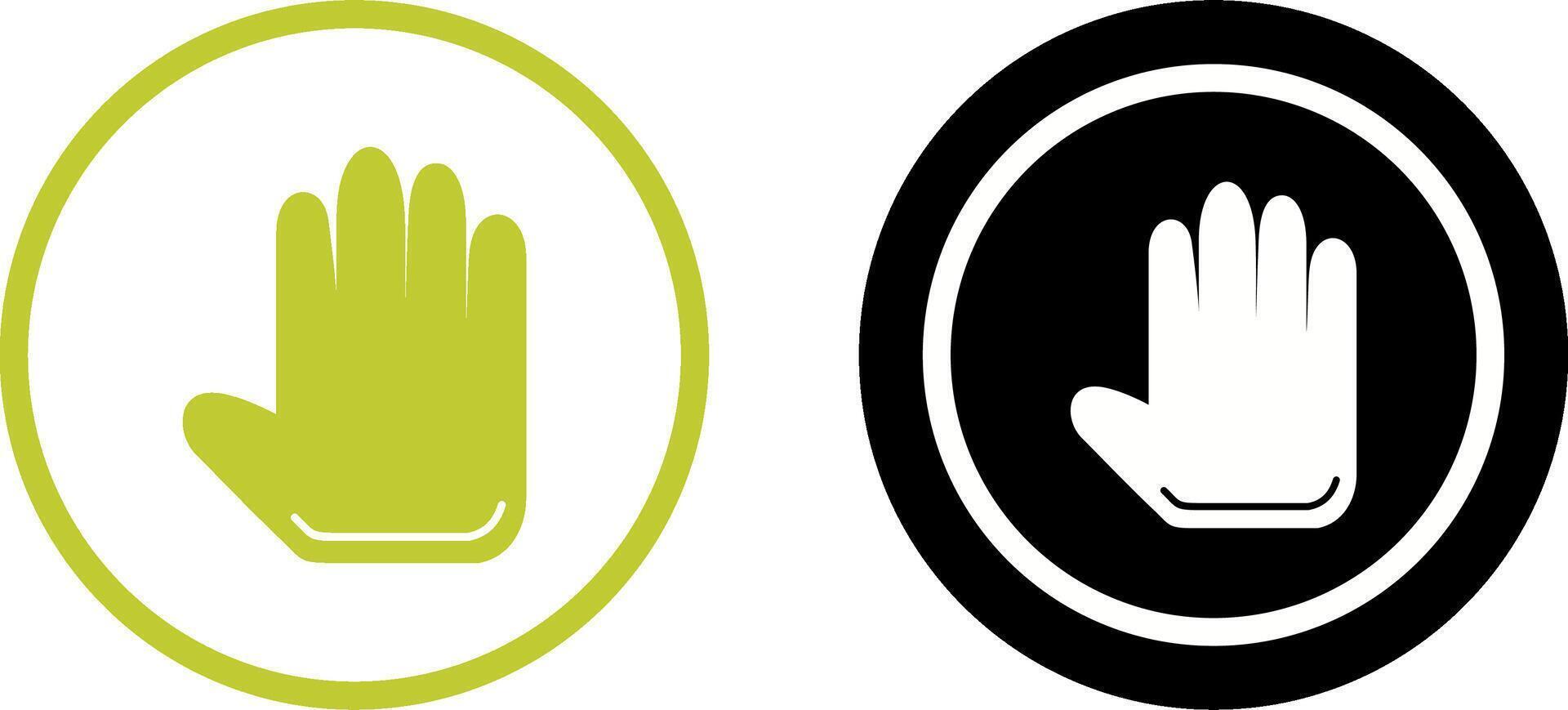 Unique Hand Tool Icon Design vector