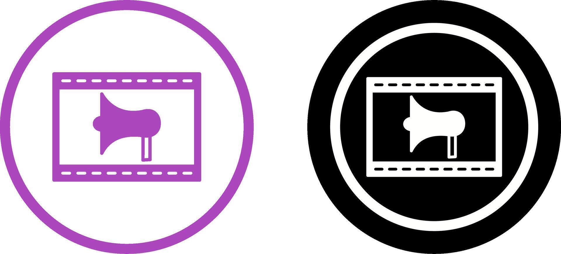 Unique Internet Ads Icon Design vector