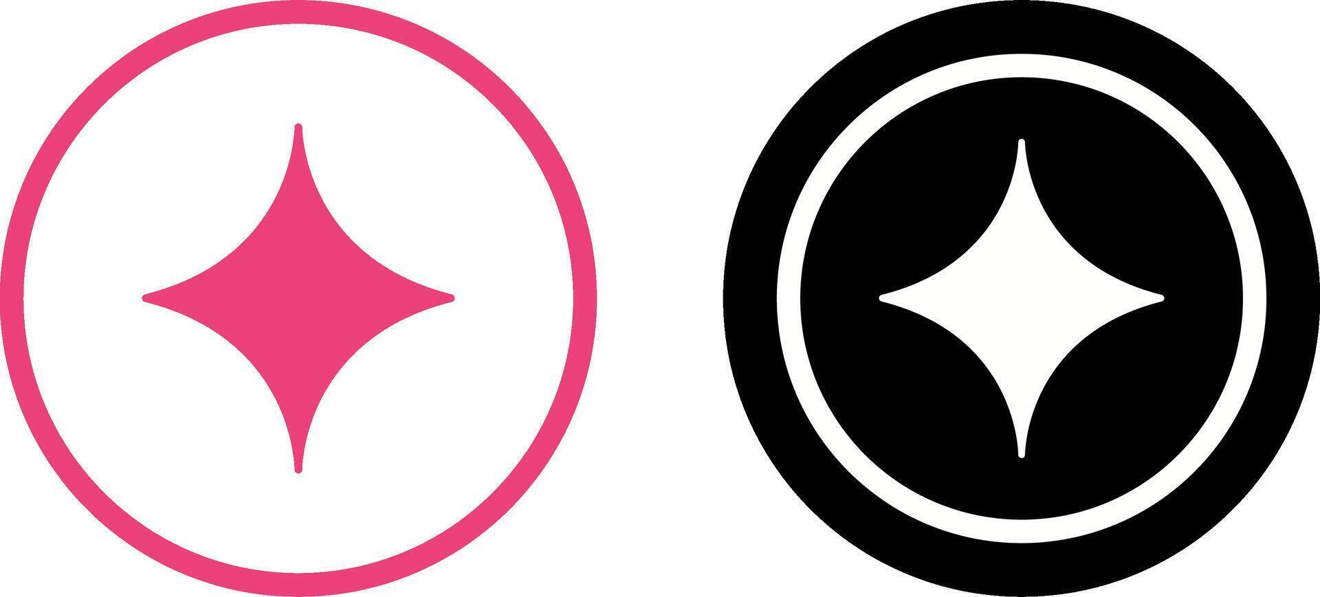 Unique Diamond Icon Design vector