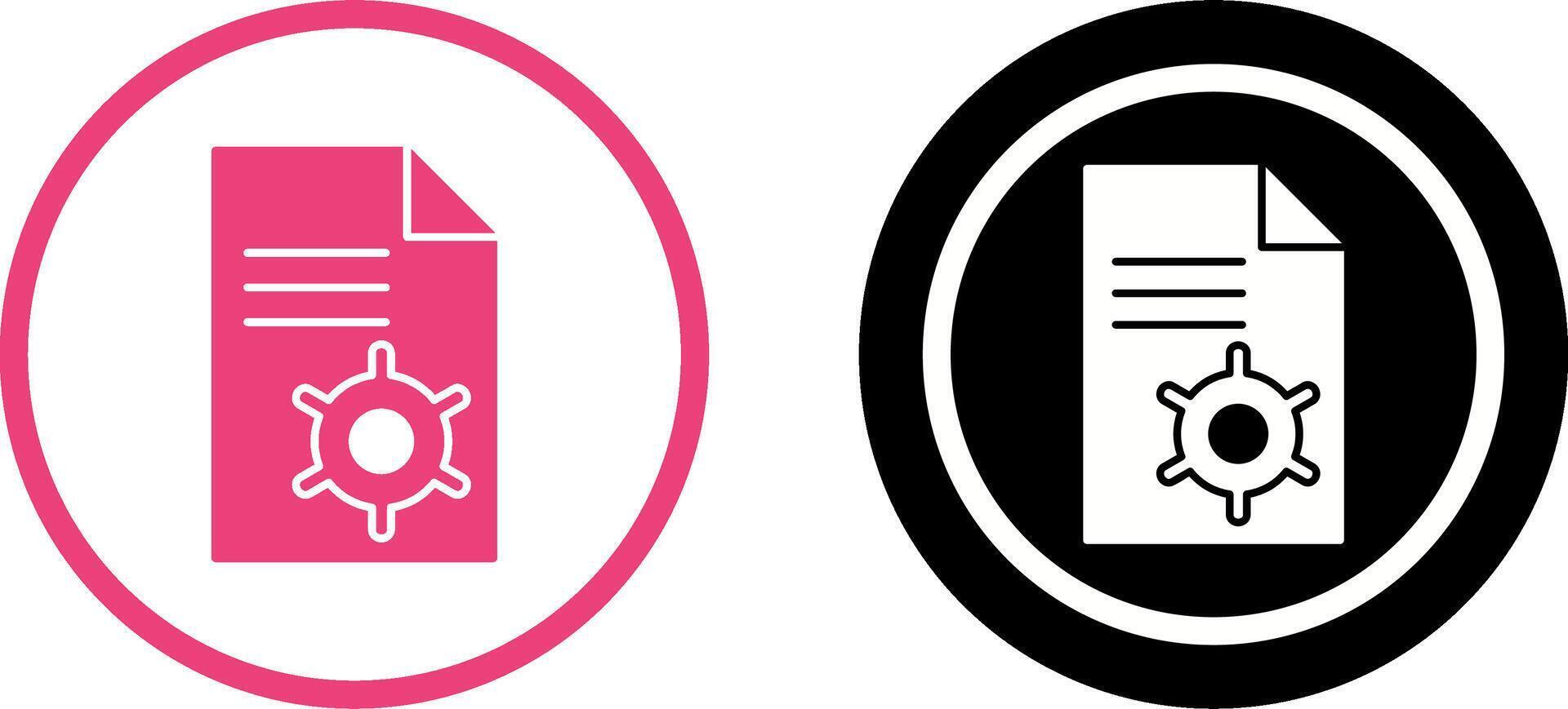 Unique Content Management Icon Design vector