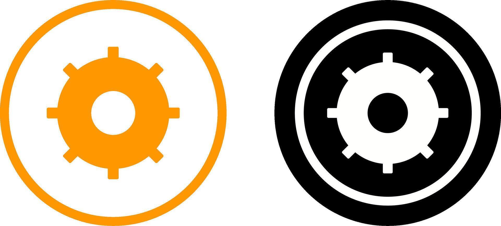 Unique Settings Icon Design vector