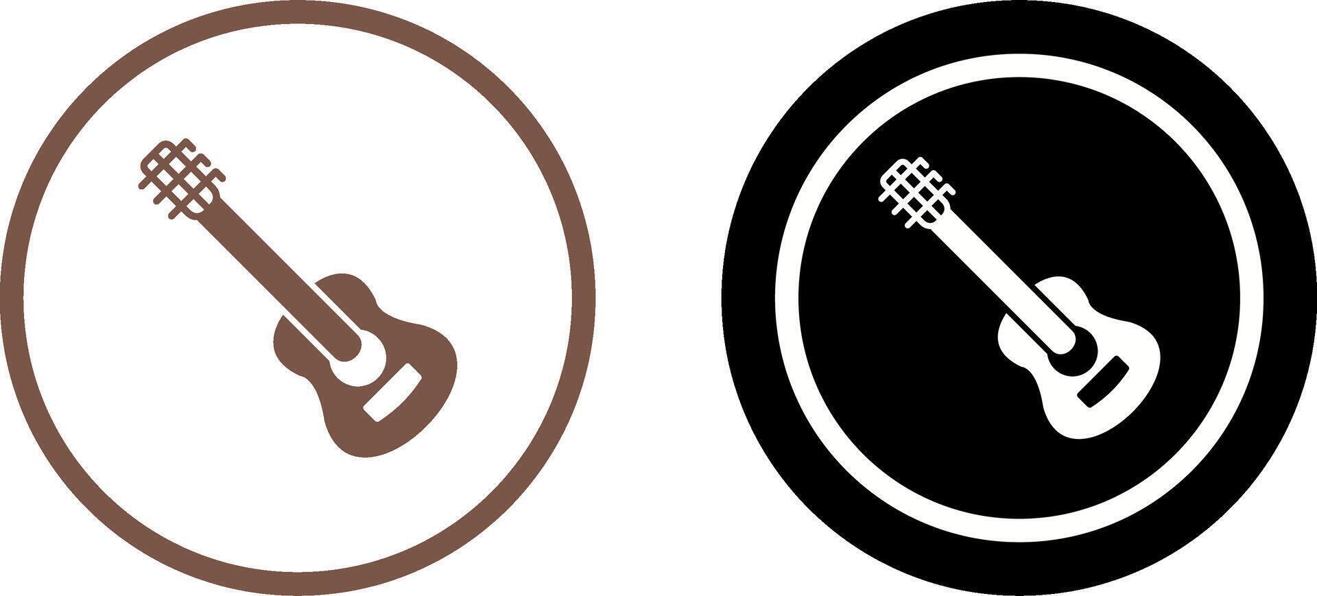 Guitar Icon Design vector