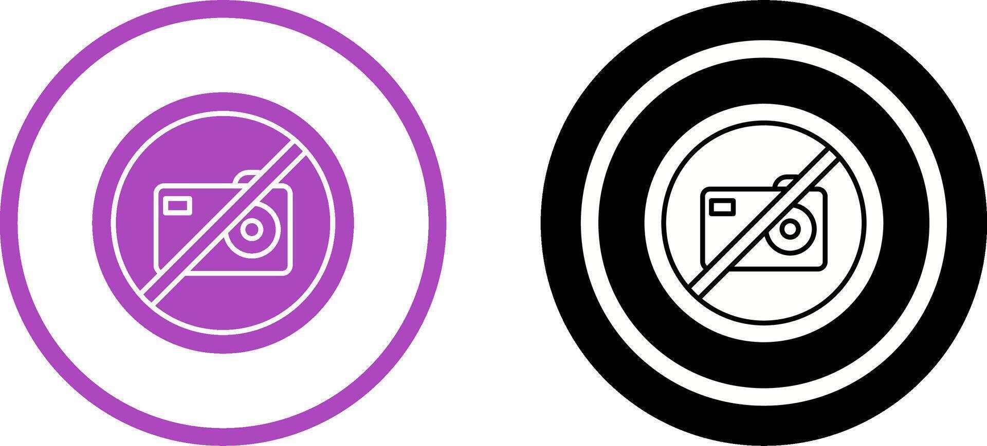 No Pictures Icon Design vector