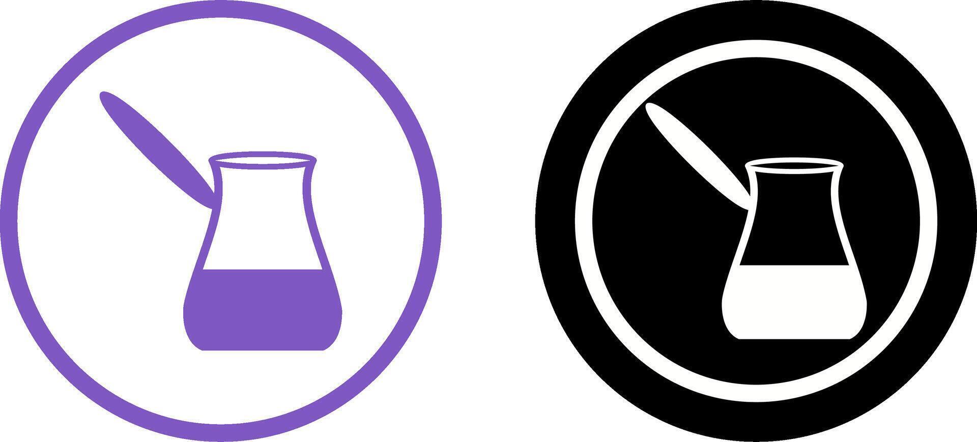 Cezve Icon Design vector