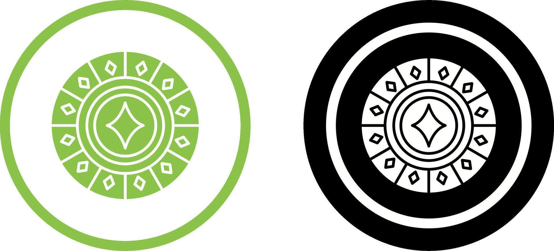Diamond Chip Icon Design vector