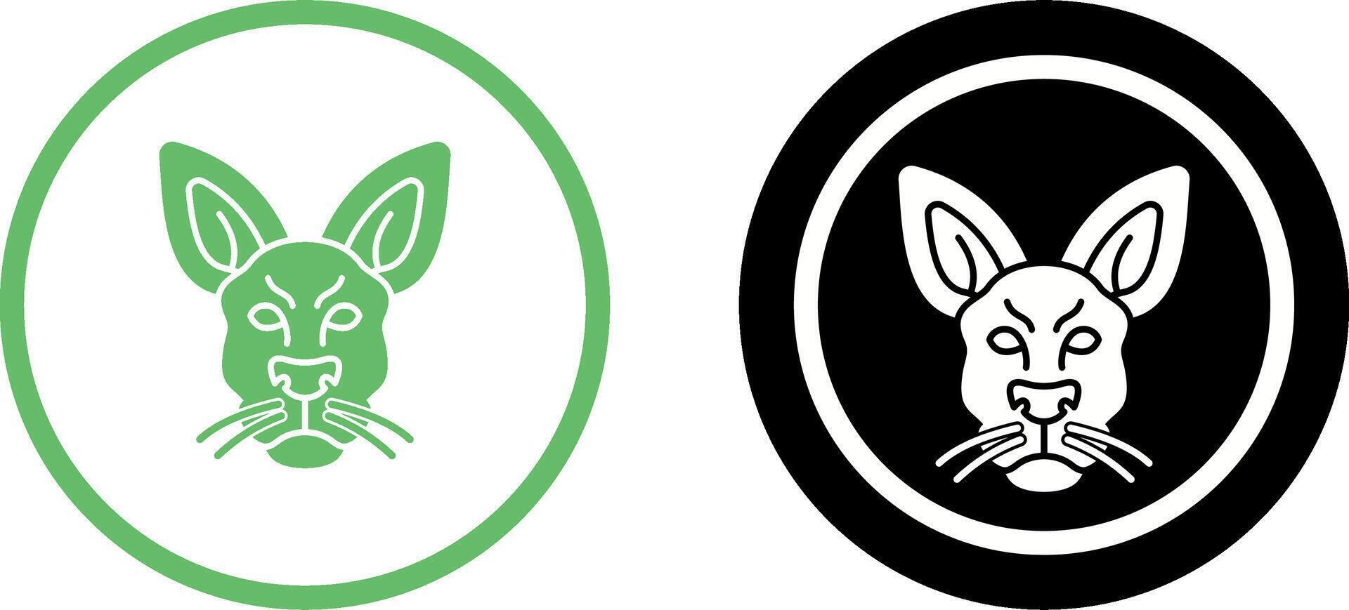 Kangaroo Icon Design vector