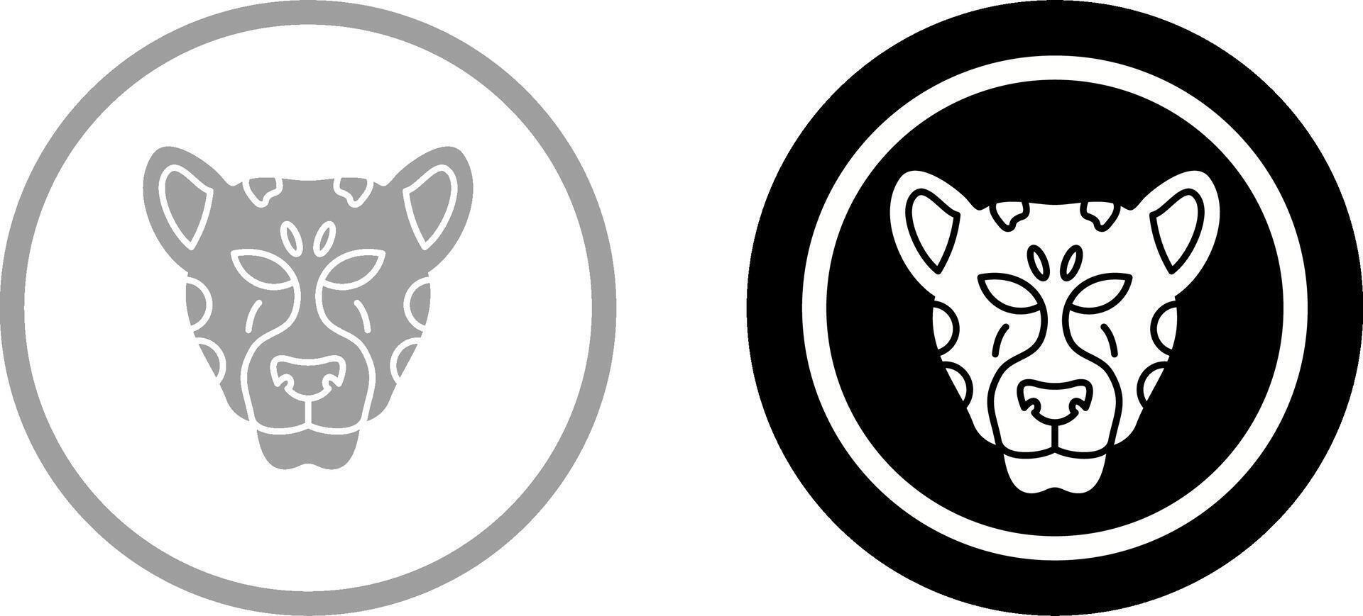 leopard Icon Design vector