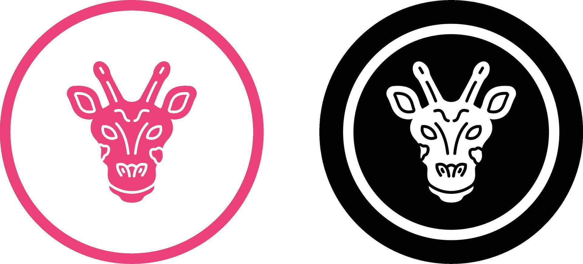 Giraffe Icon Design vector