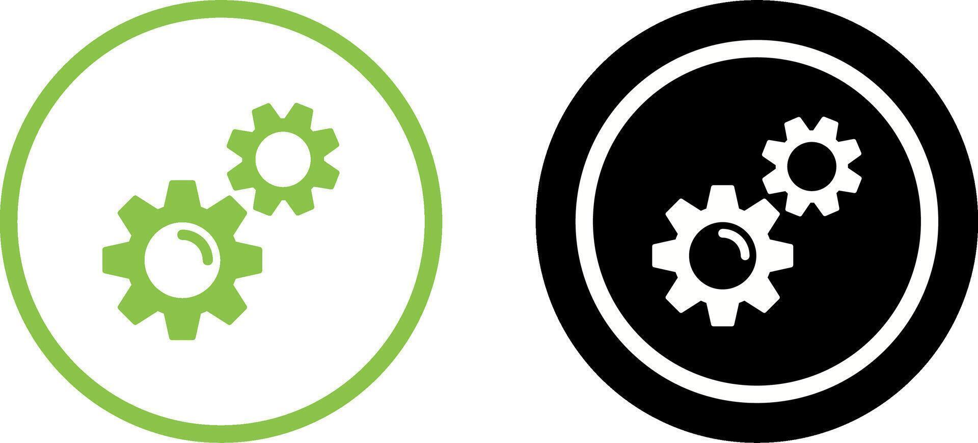 Gears Icon Design vector