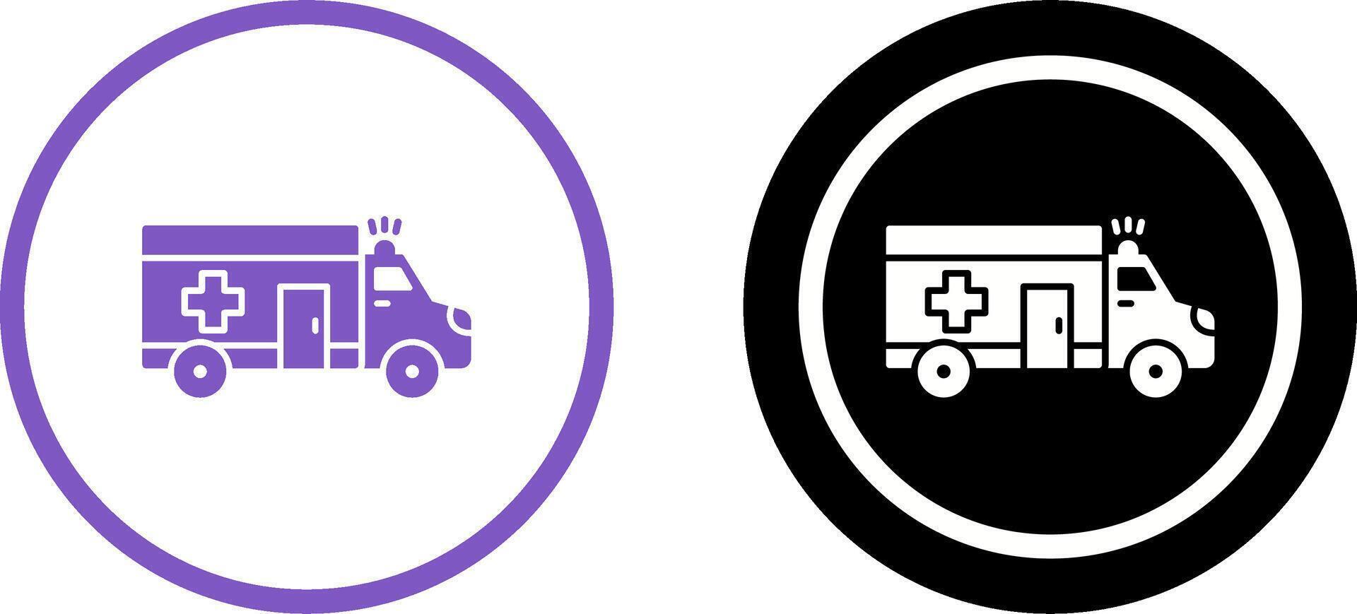 Ambulance Icon Design vector