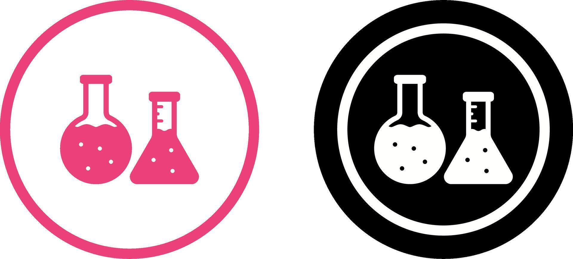 Flask Icon Design vector