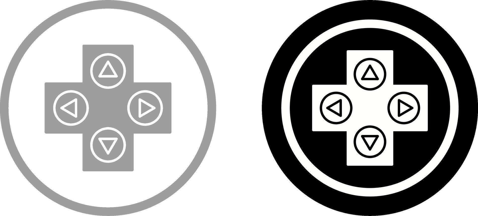 Unique Gaming Control Icon Design vector