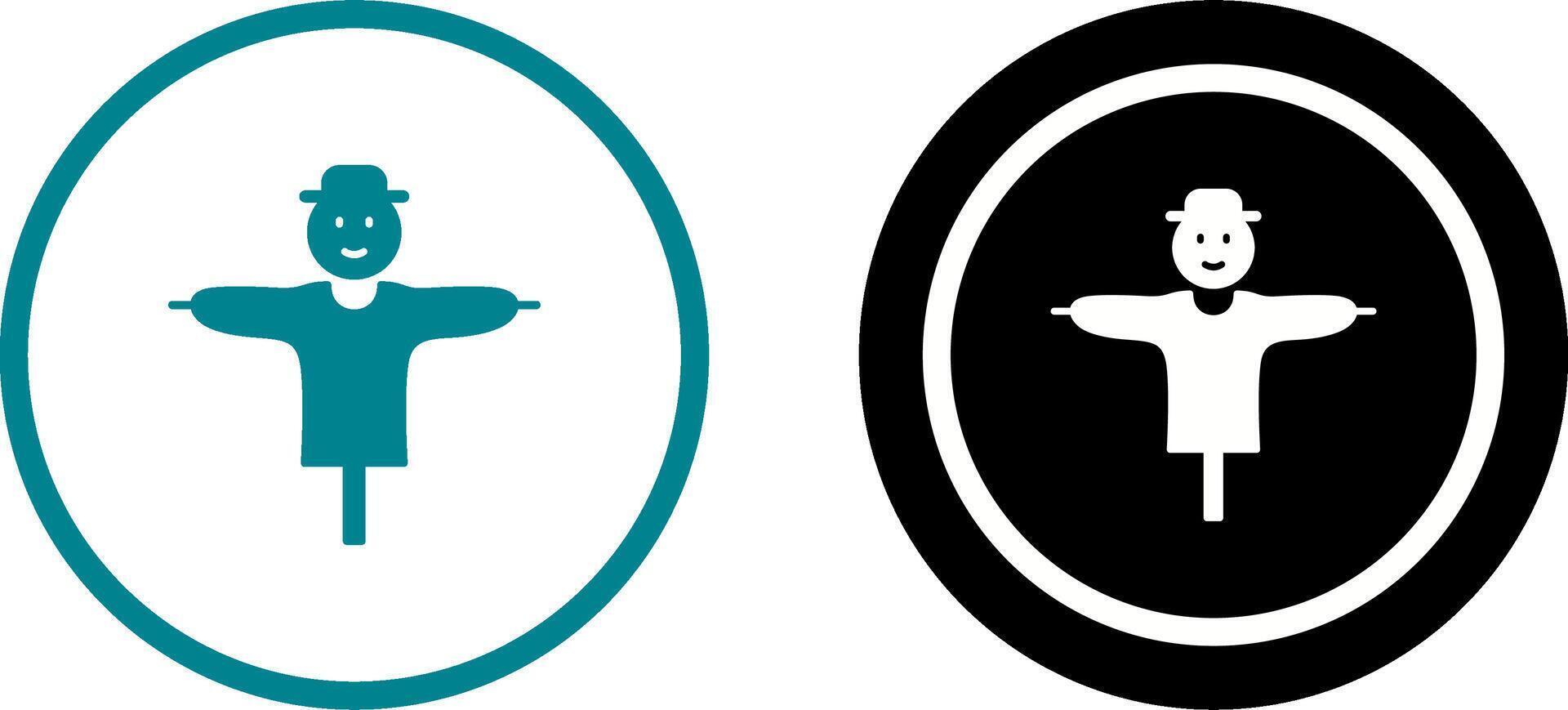 Scare Crow Icon Design vector