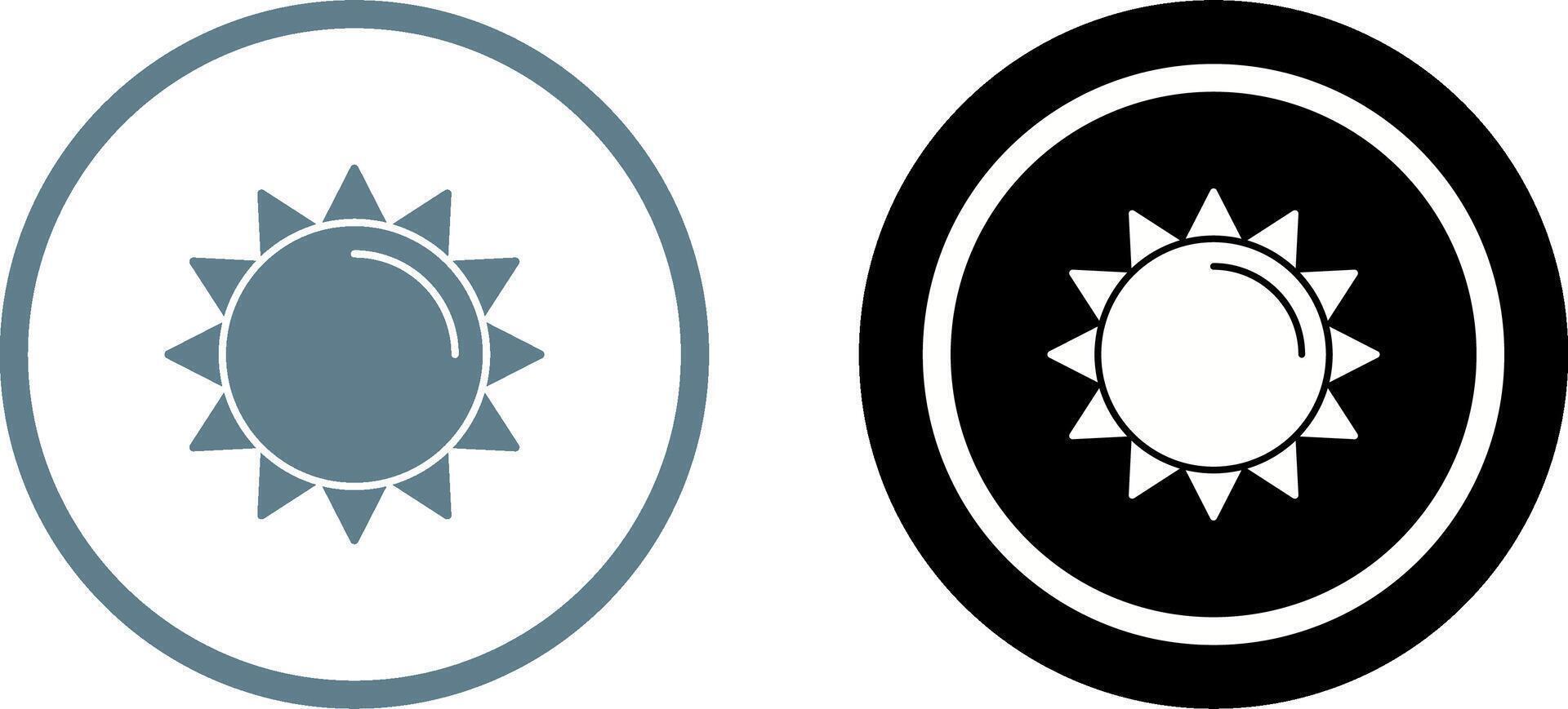 Sun Icon Design vector