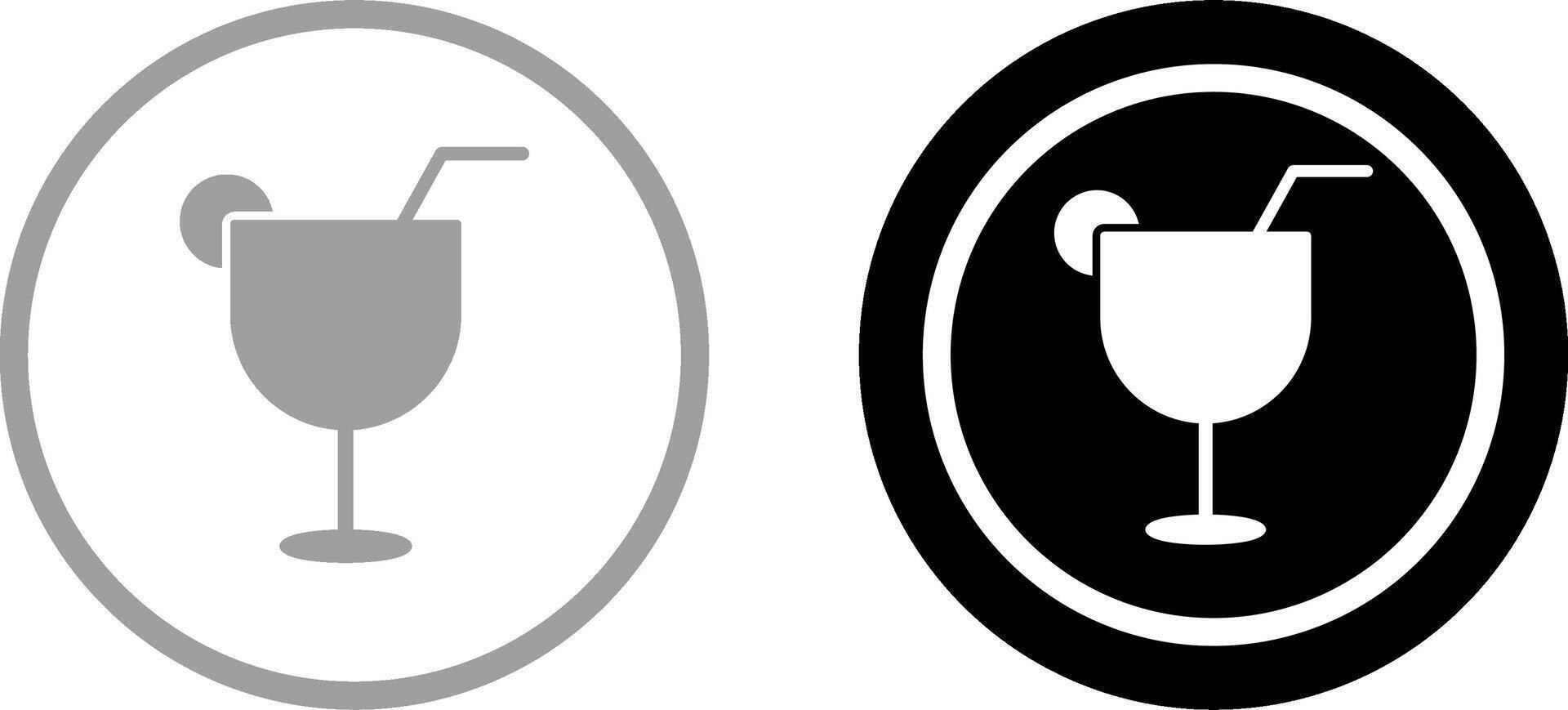 Unique Drinks Icon Design vector