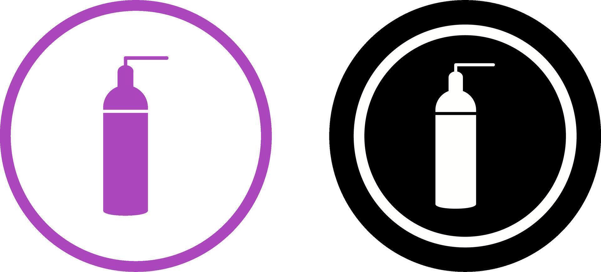 Unique Oxygen Tanks Icon Design vector