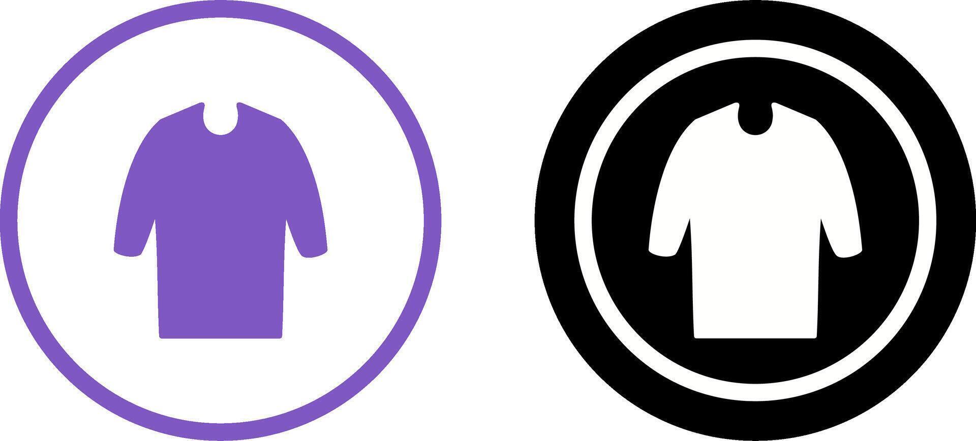 Casual Shirt Icon Design vector