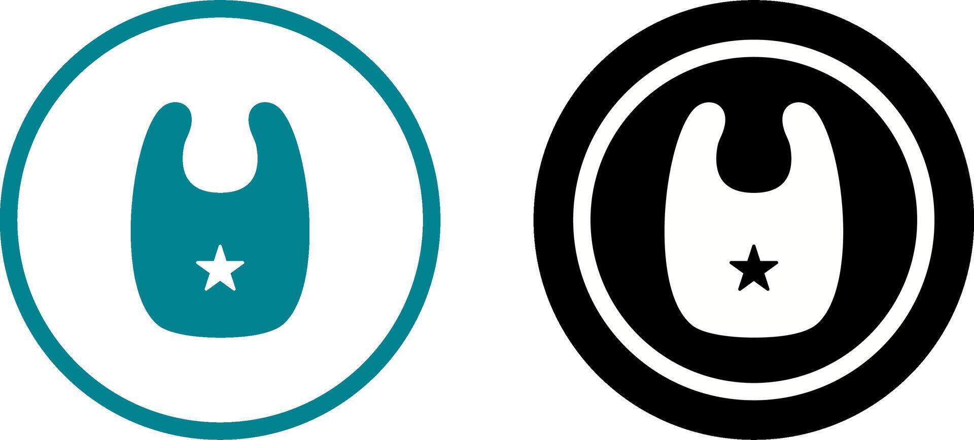 Bib Icon Design vector
