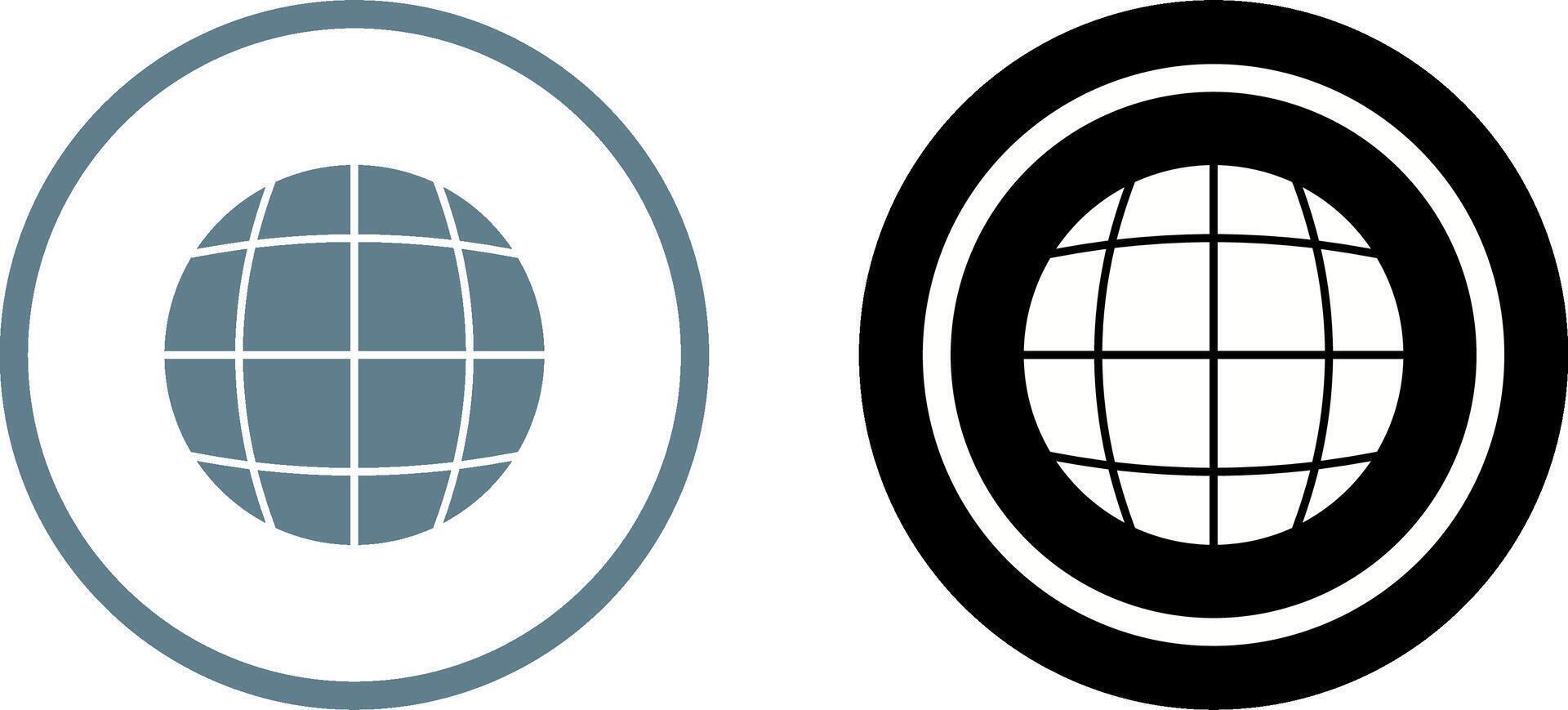 Globe Icon Design vector
