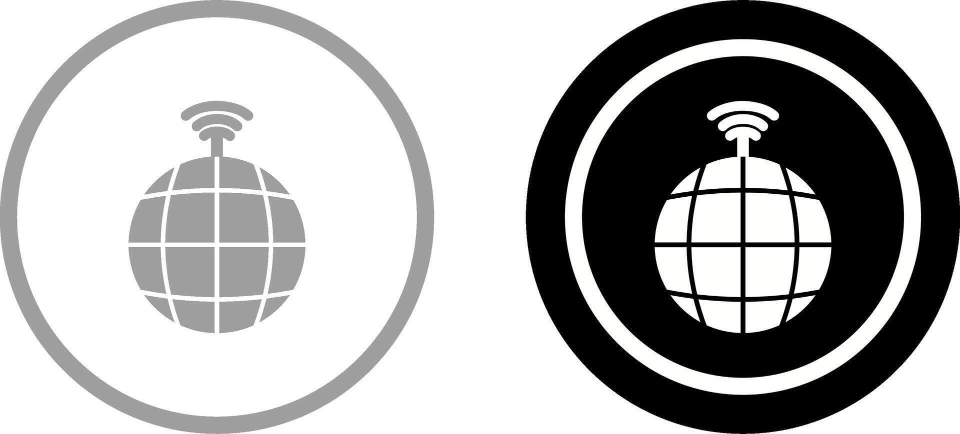Global Signals Icon Design vector
