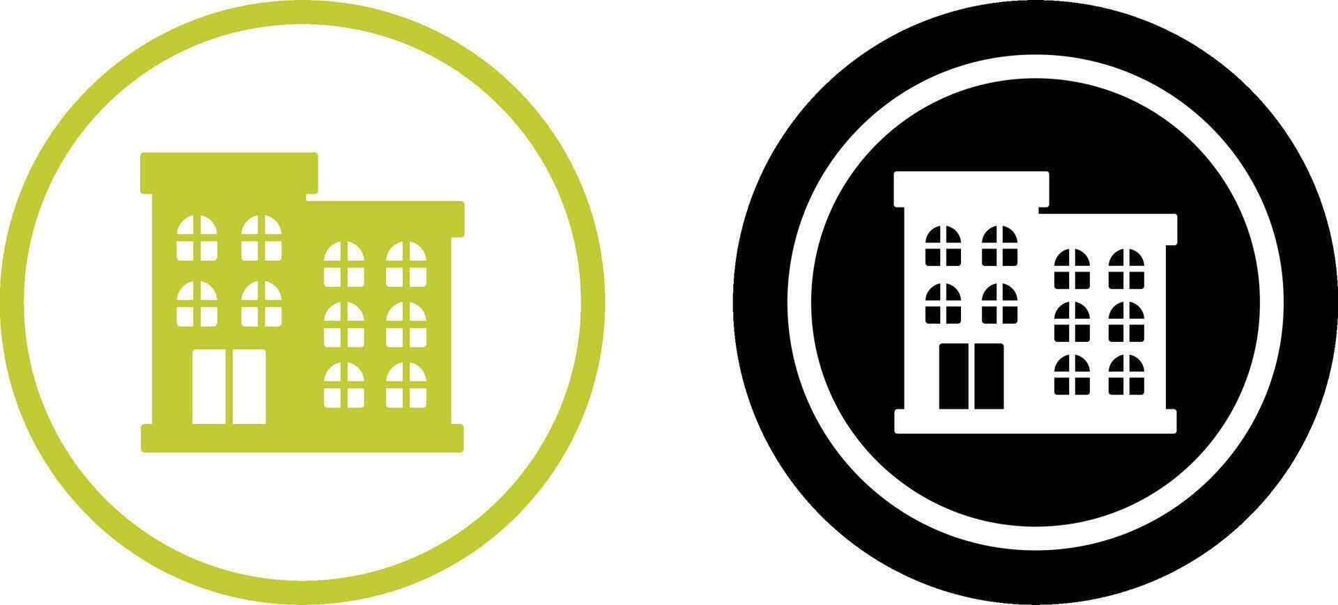 Building Icon Design vector