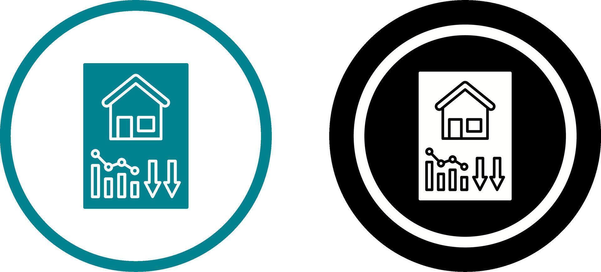 Loss Icon Design vector