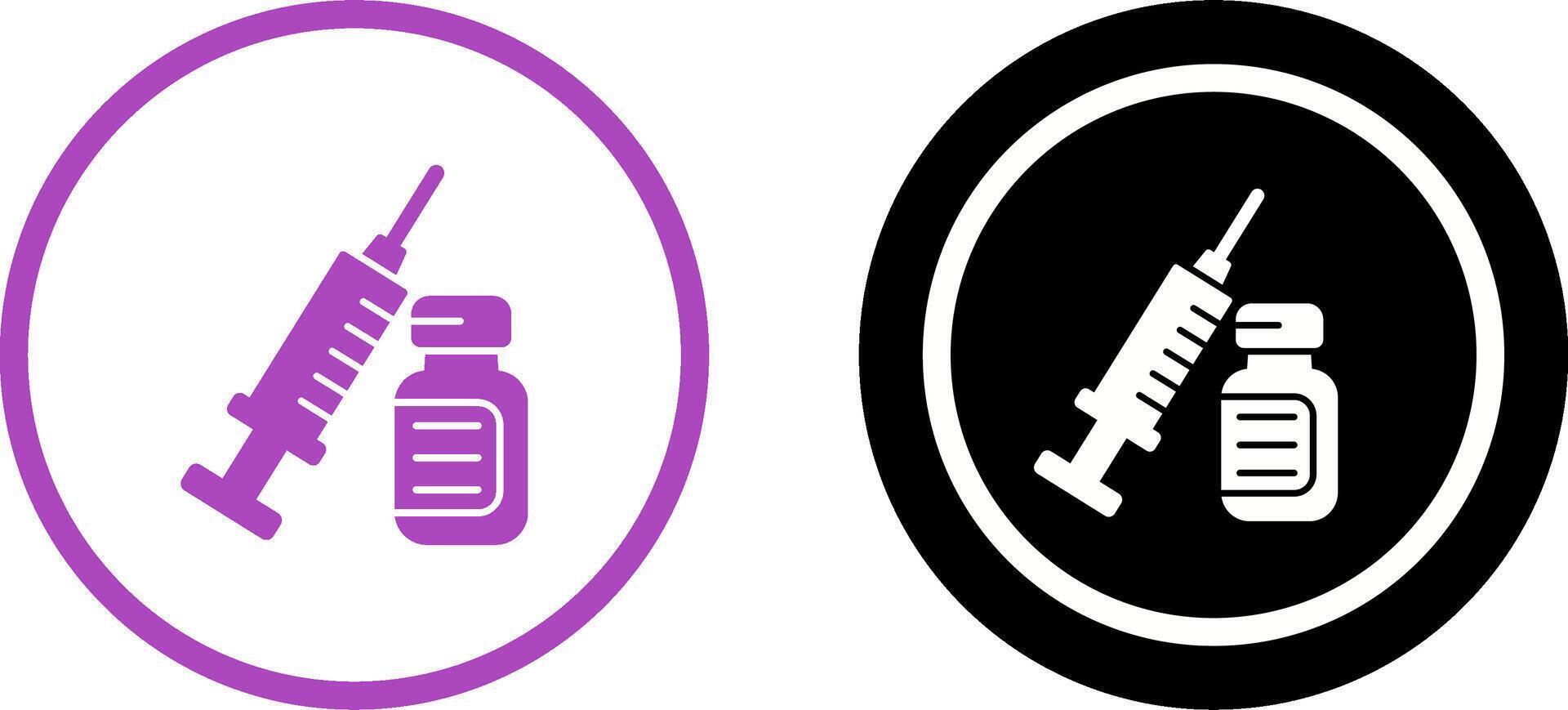 Syringe Icon Design vector