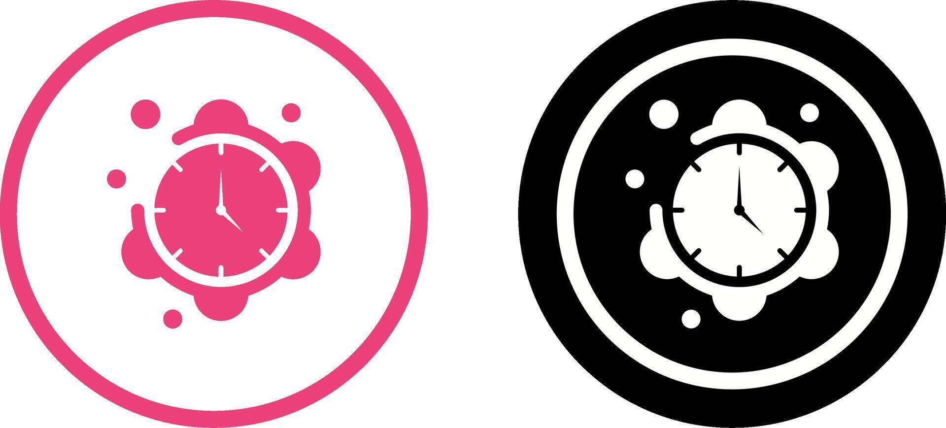 Clock Icon Design vector