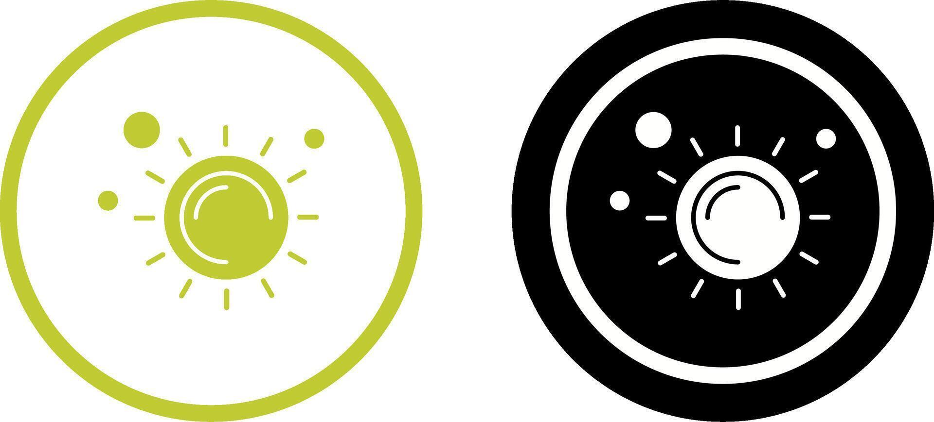 Sun Icon Design vector