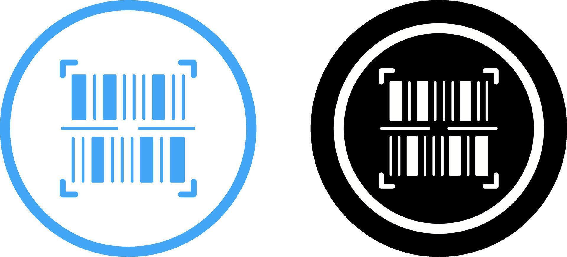 BarCode Icon Design vector