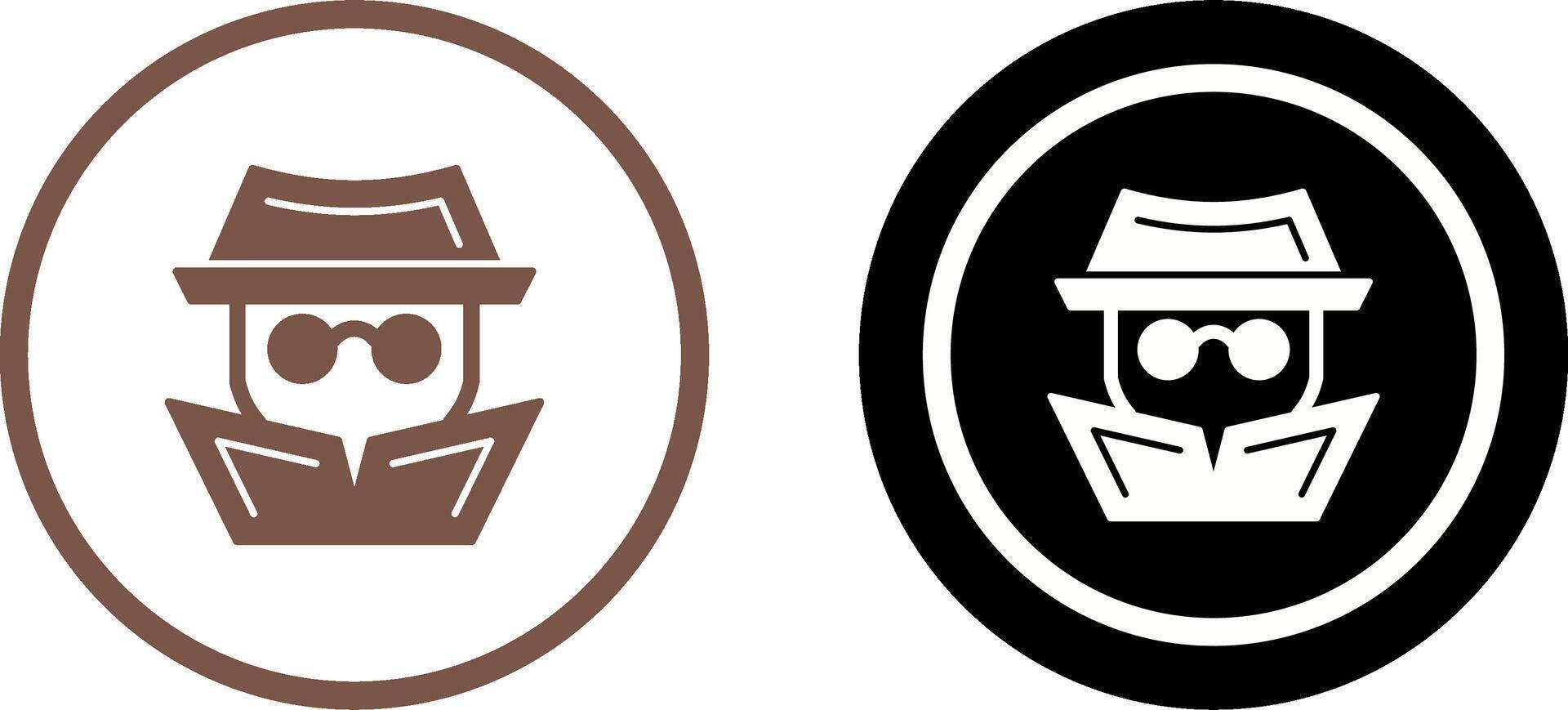Hacker Icon Design vector