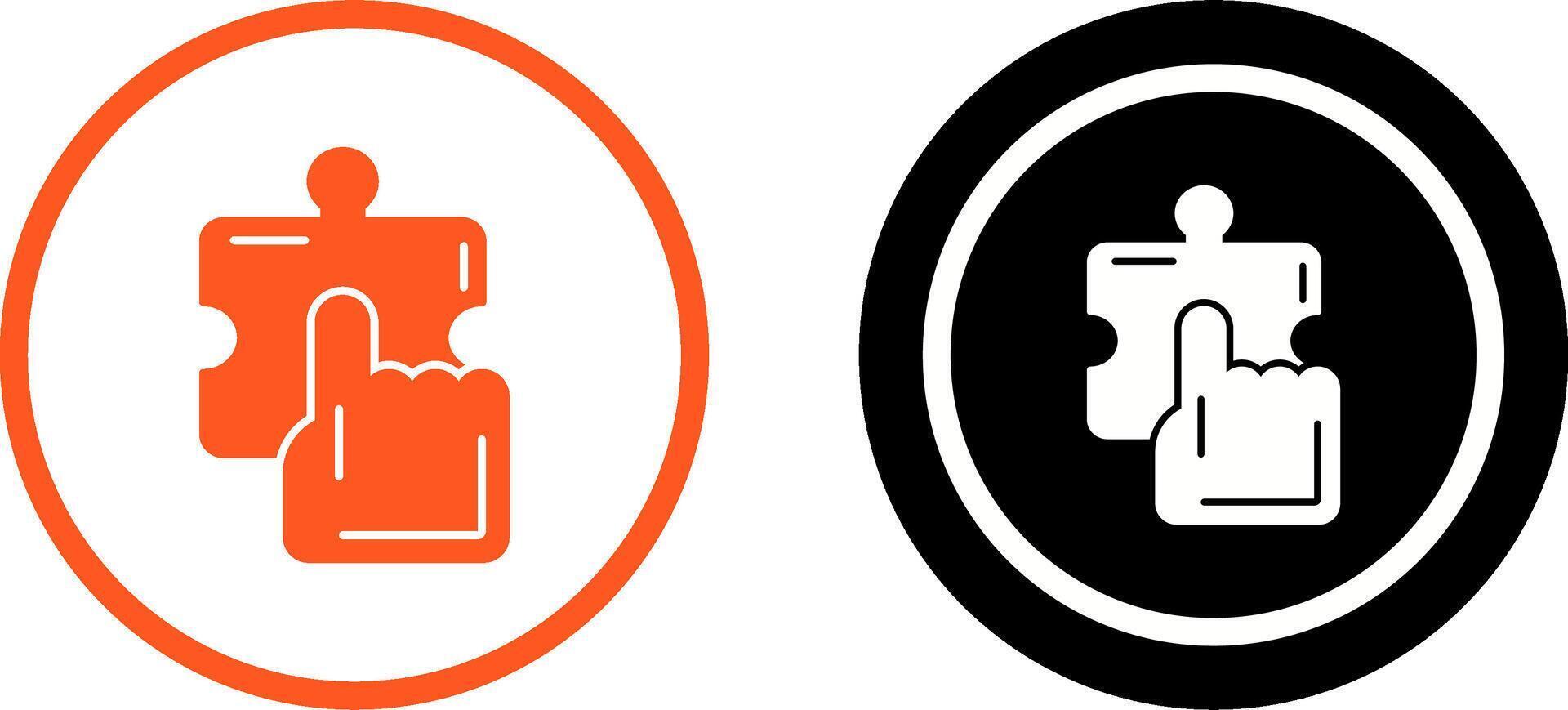 Quick Selection Icon Design vector