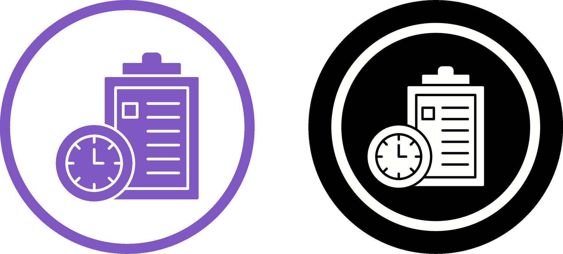 Time Management Icon Design vector