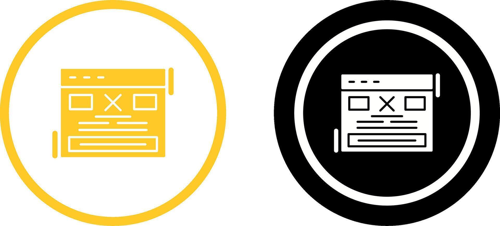 Error Icon Design vector