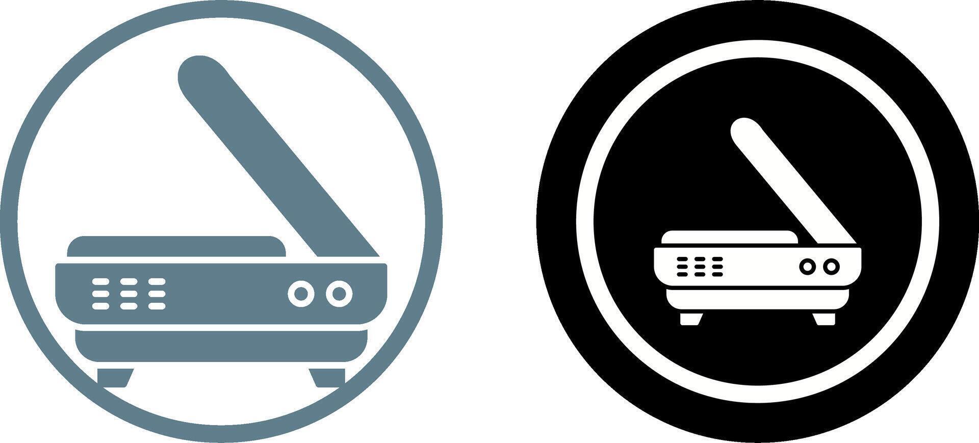 Scanner Icon Design vector