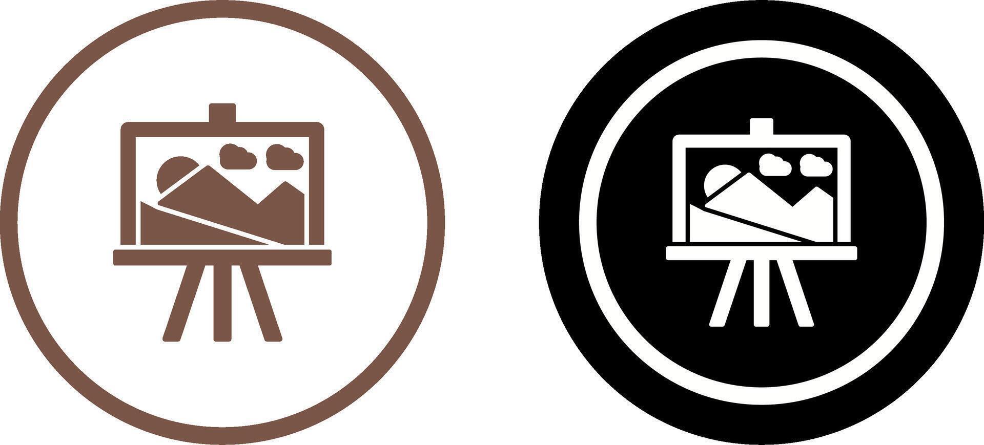 Canvas Icon Design vector