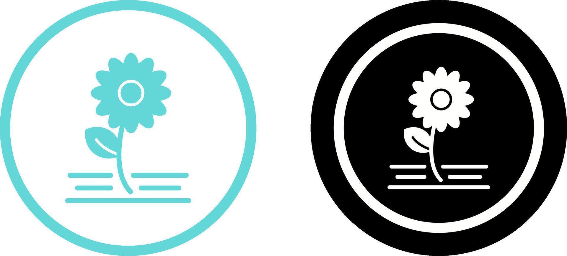 Flowers Icon Design vector
