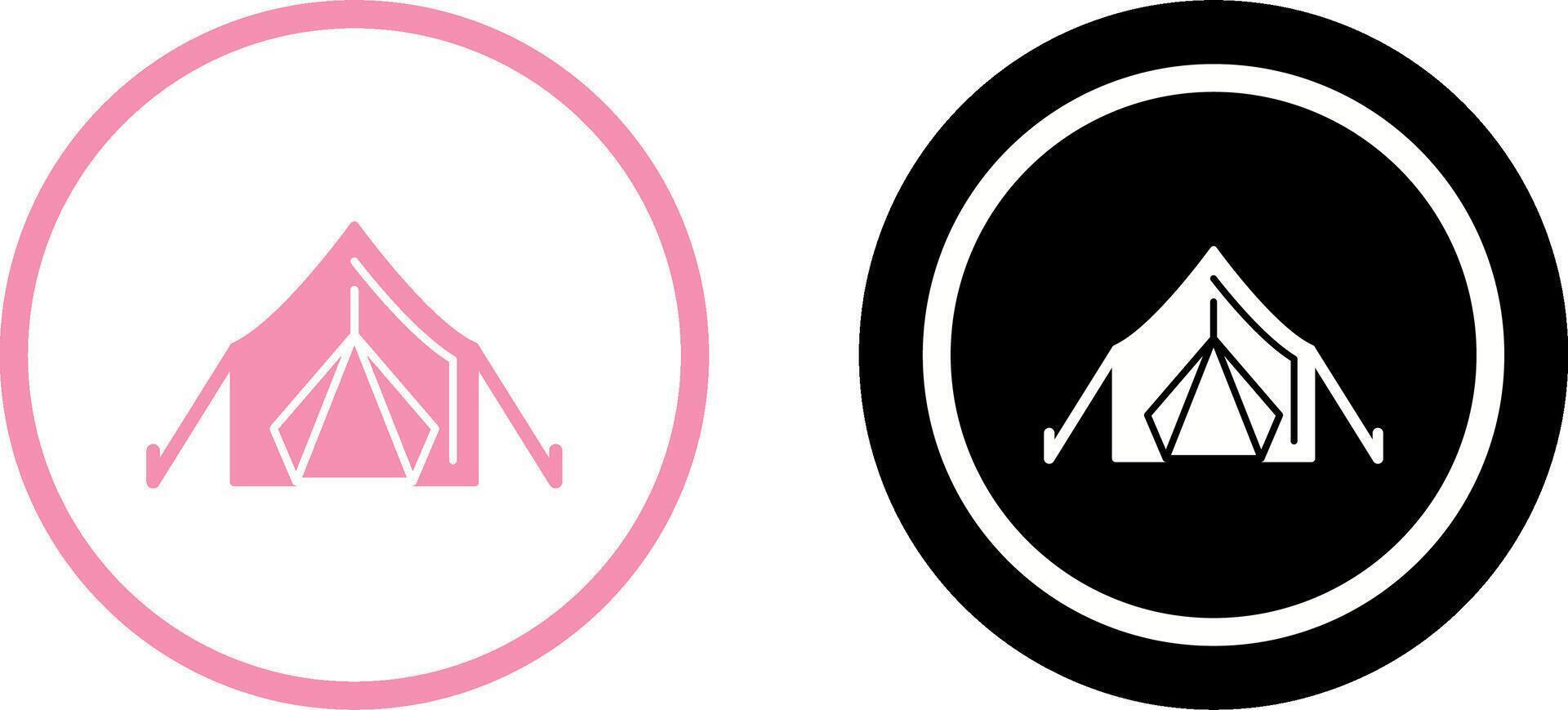 Tent Icon Design vector