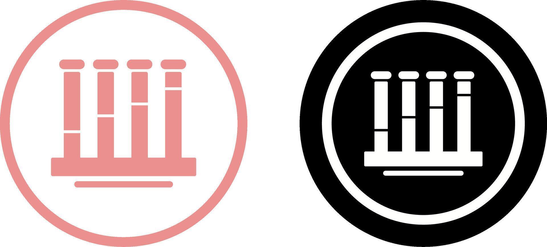 Communicating Vessels Icon Design vector