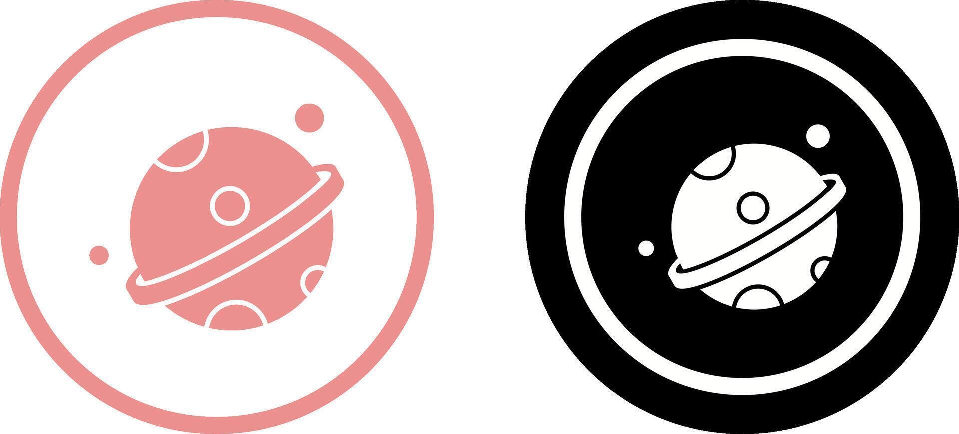 Planet Icon Design vector