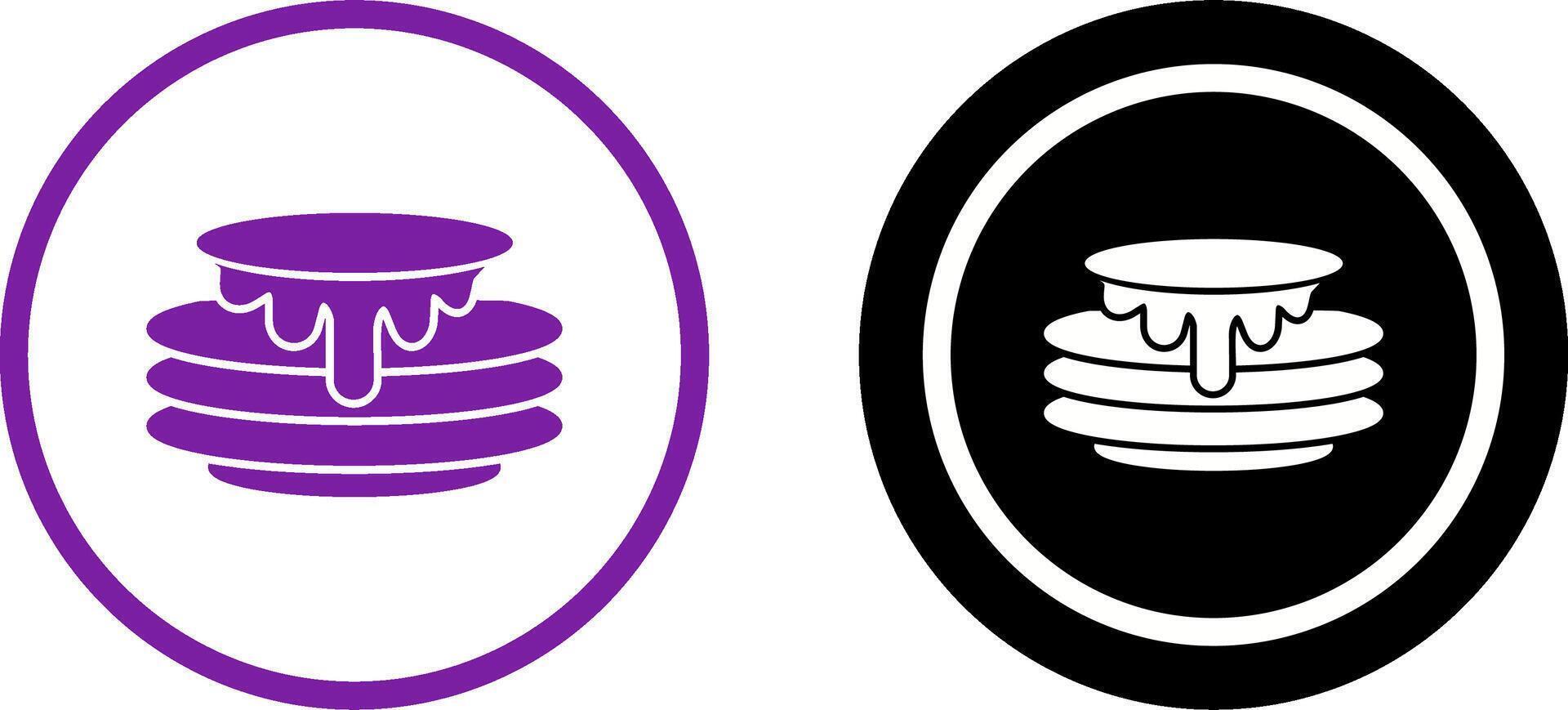 Pancake Icon Design vector
