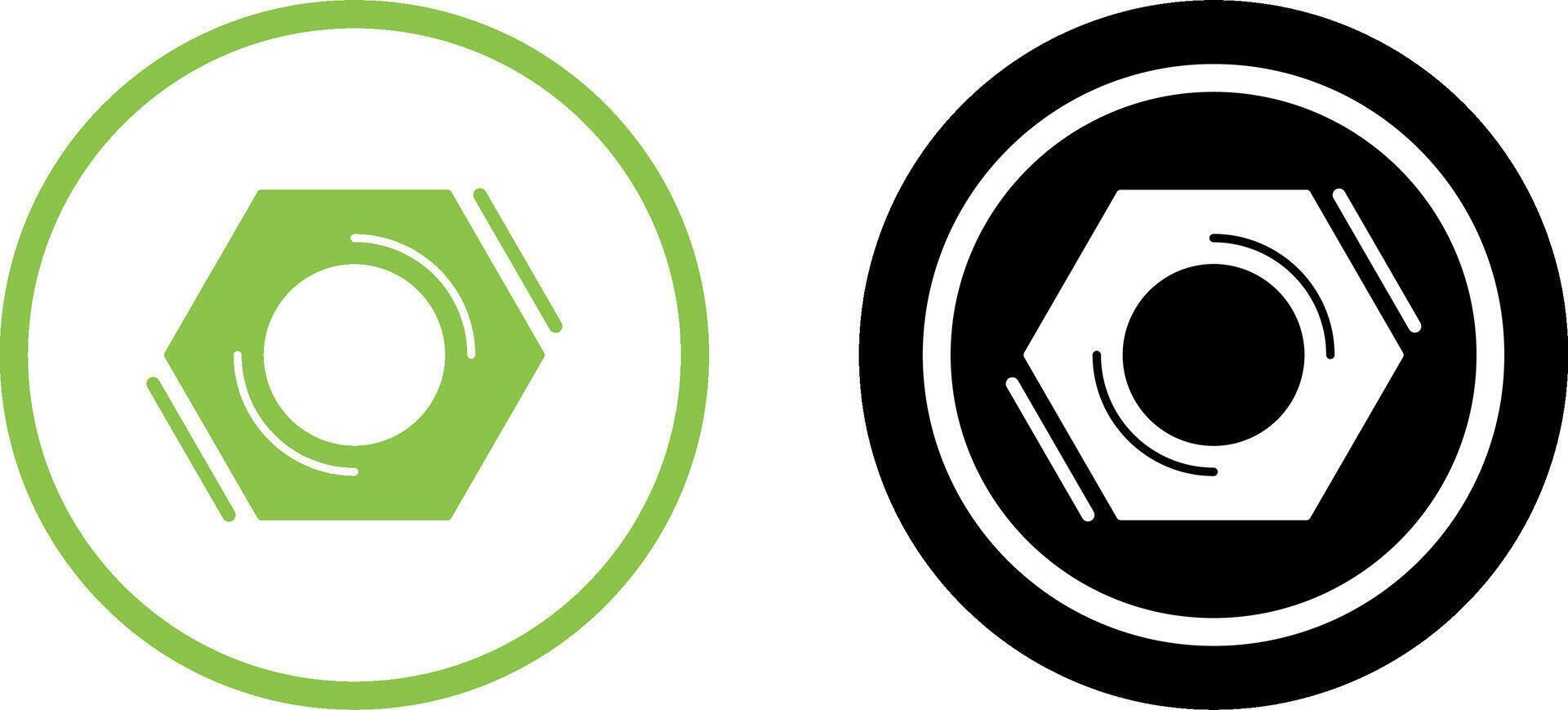 Nut Icon Design vector