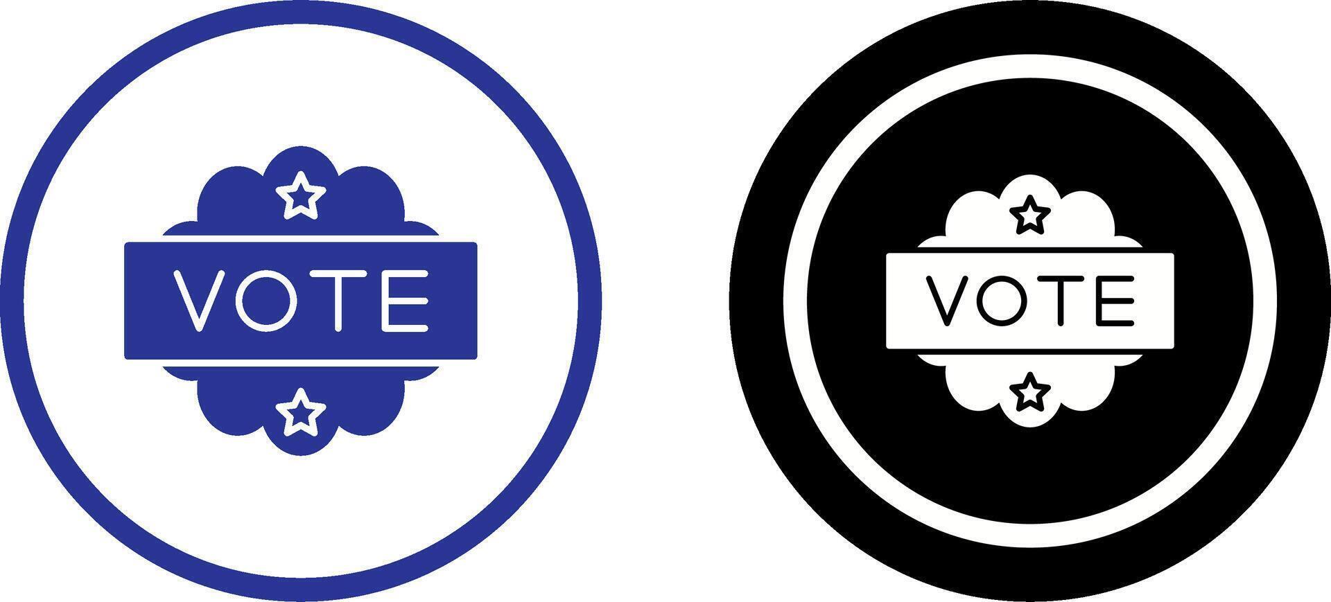Vote Icon Design vector