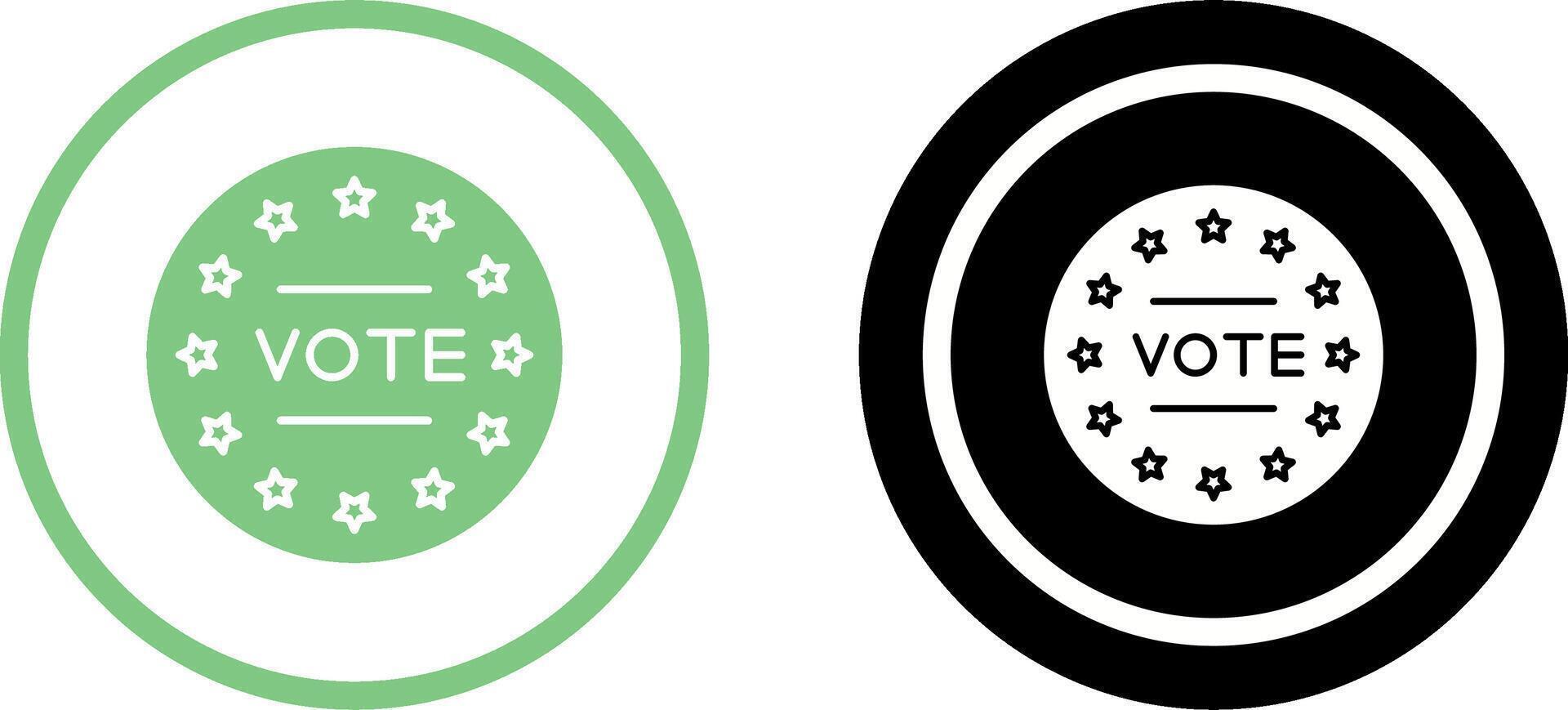 Vote Icon Design vector