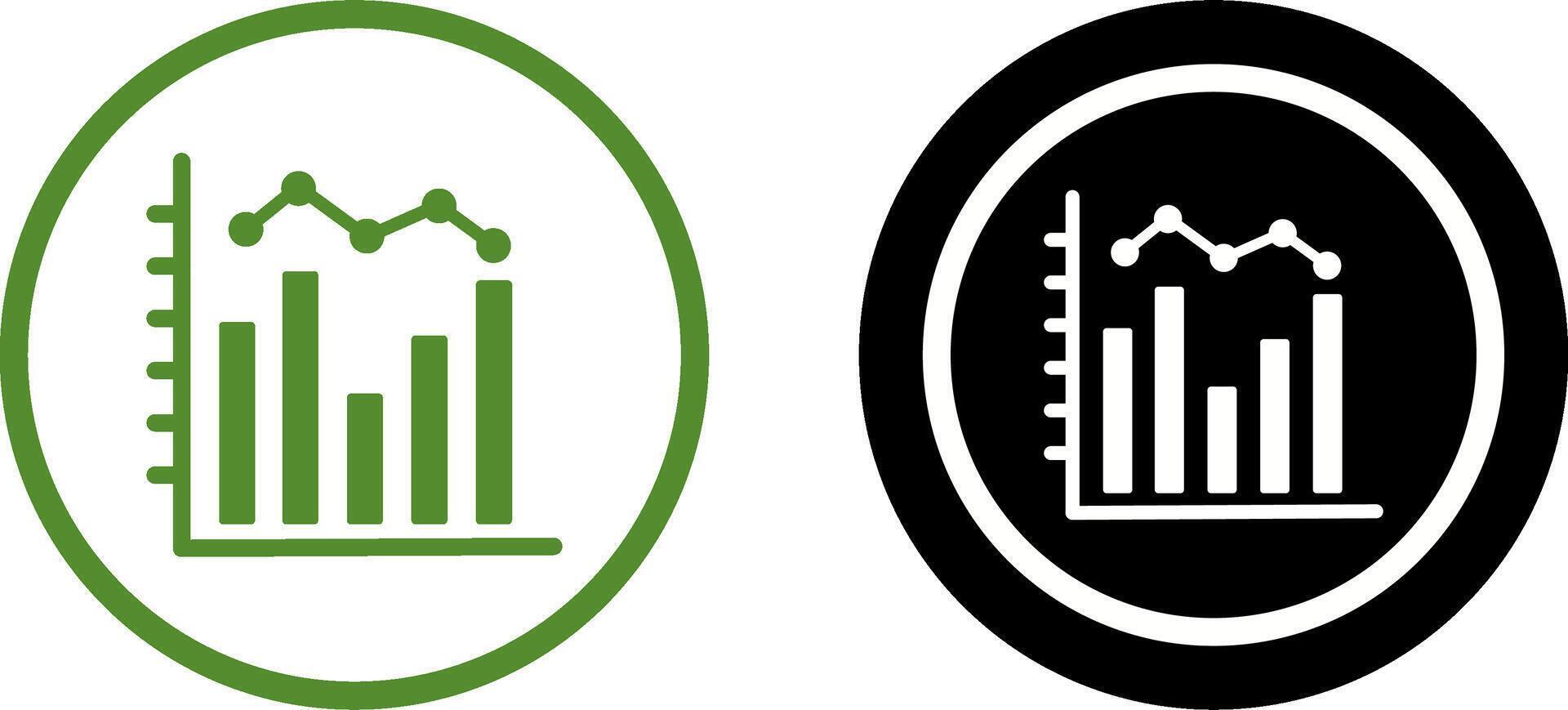 Histogram Icon Design vector