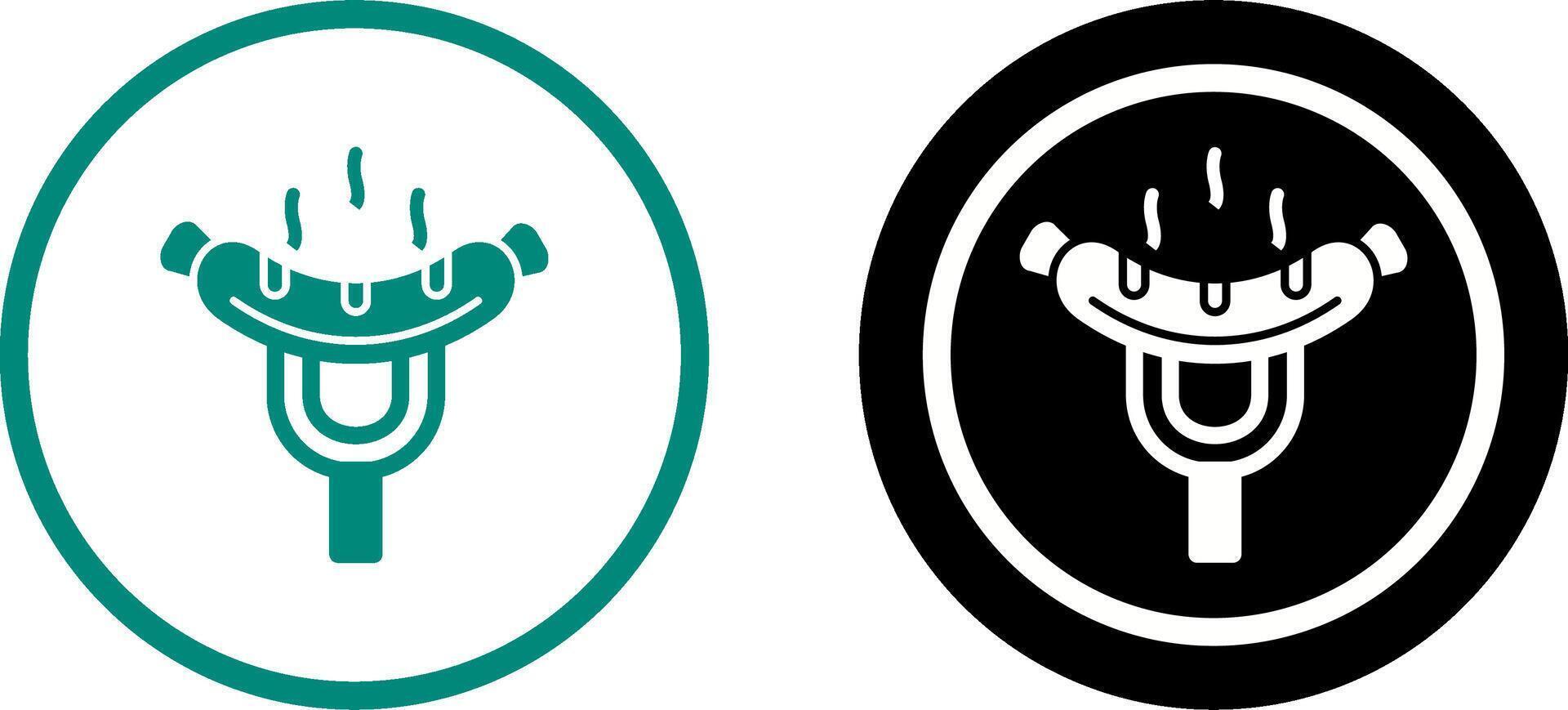 Sausage Icon Design vector