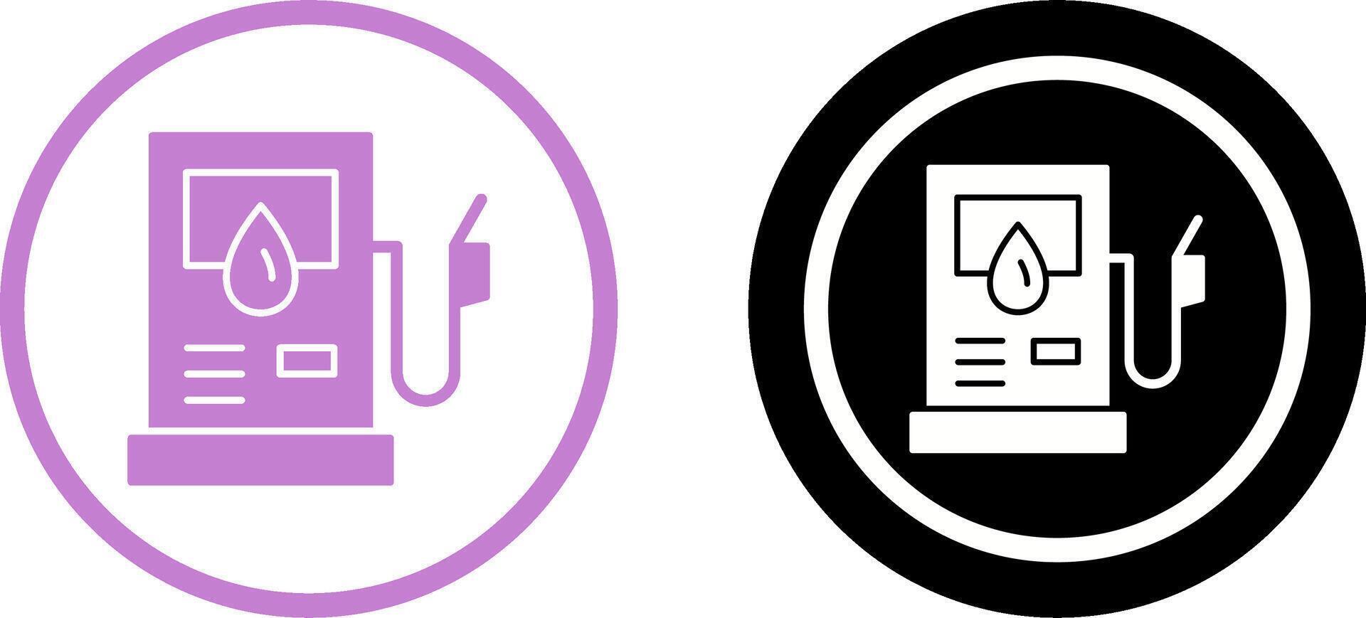 Petrol Pump Icon Design vector