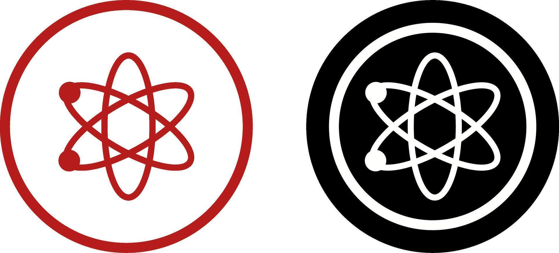 Atom Icon Design vector